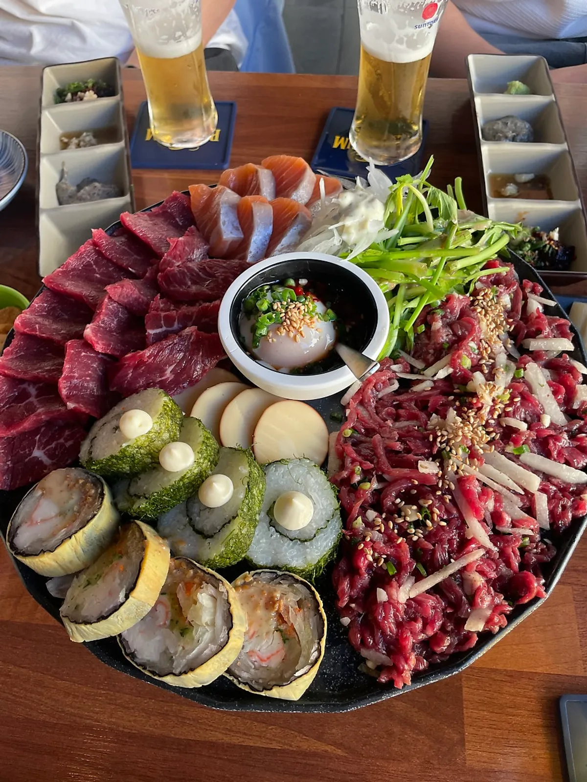 The signature Gisul platter laid out
