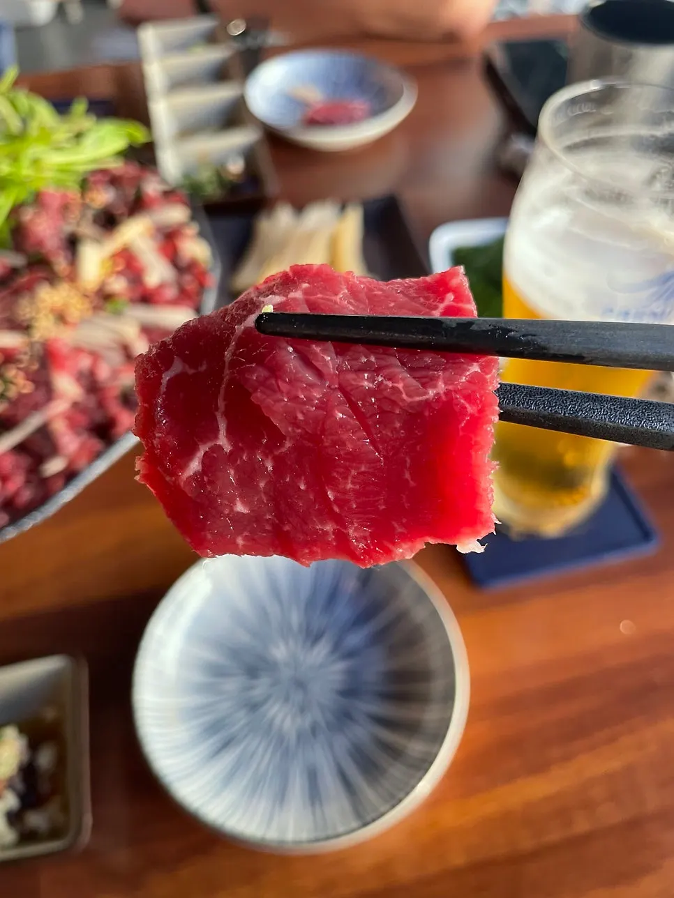 Sashimi plate from the Gisul platter