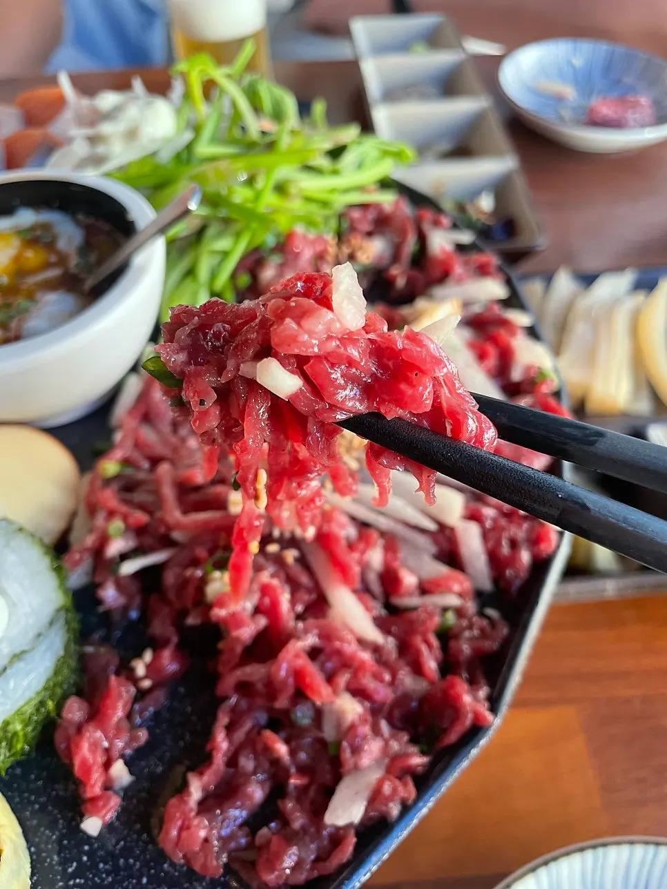 A side dish accompanying the Gisul platter