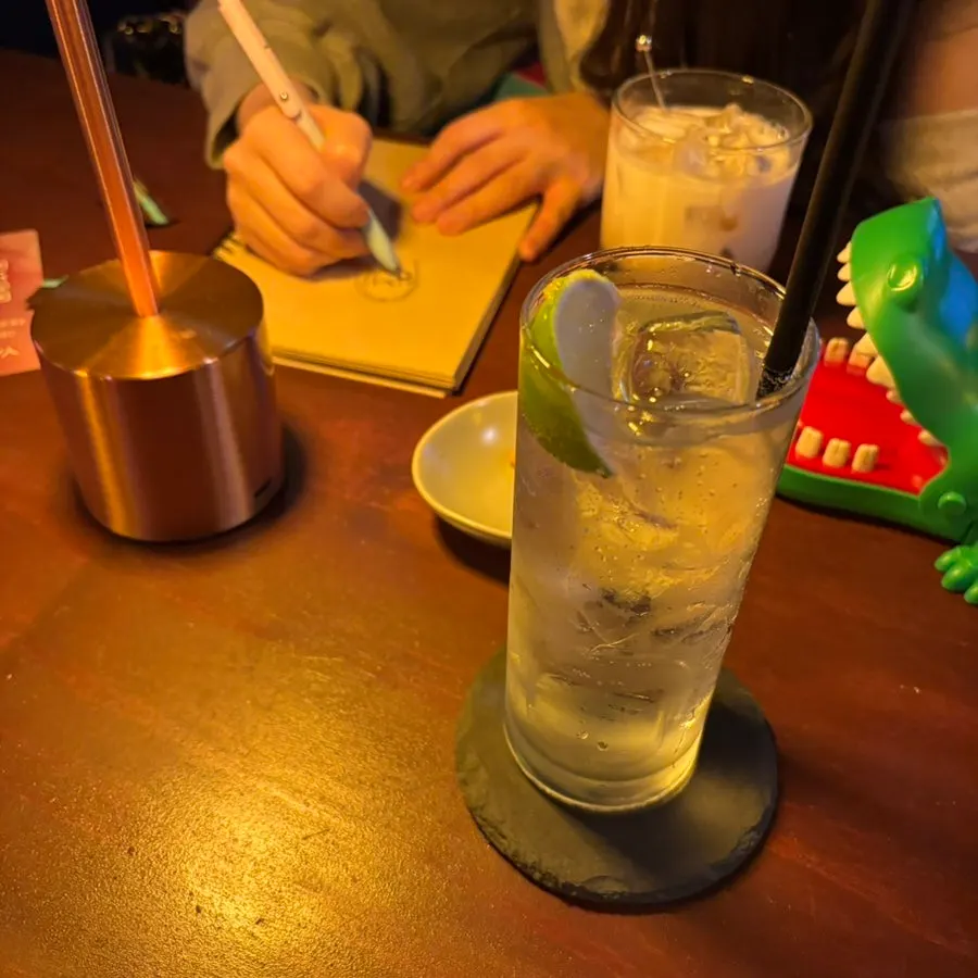 A scene from drinks at Yahwa Honsul Bar