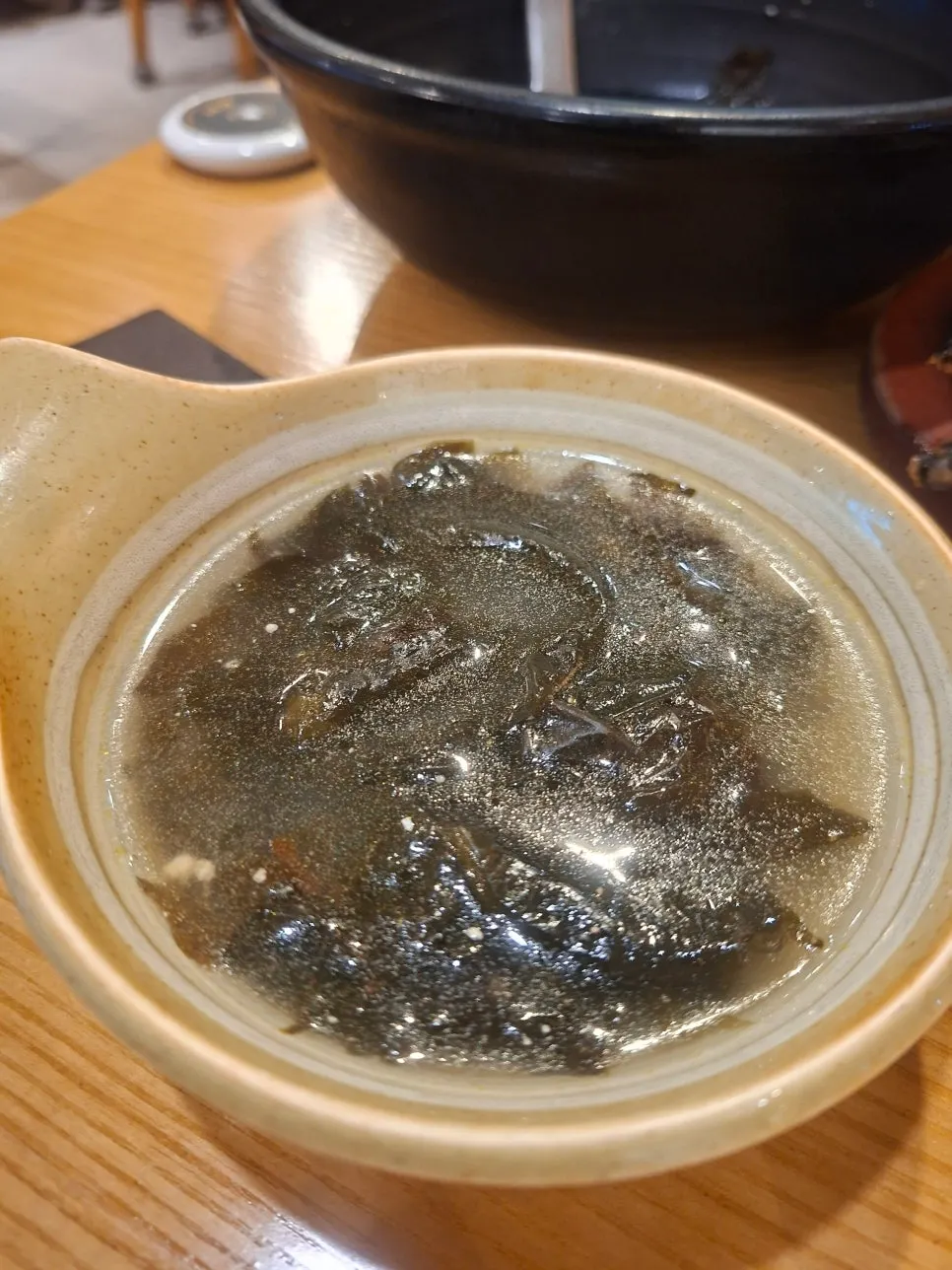 곤드레밥과 미역국 한상차림
