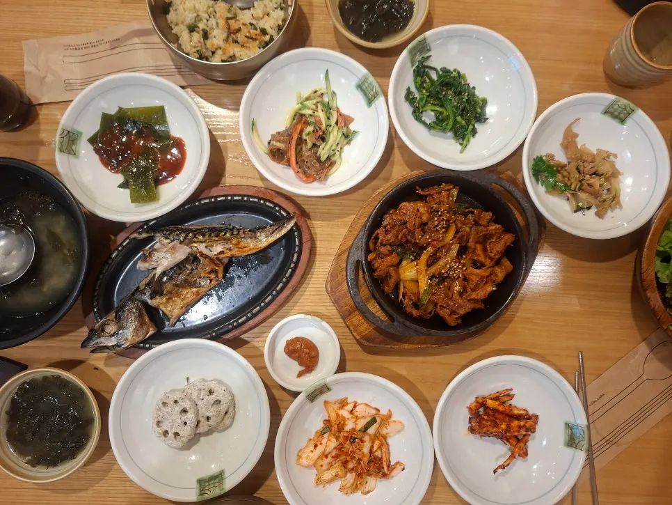 한상차림 항공 사진