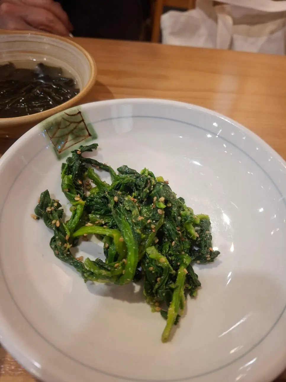 리필한 나물무침 반찬