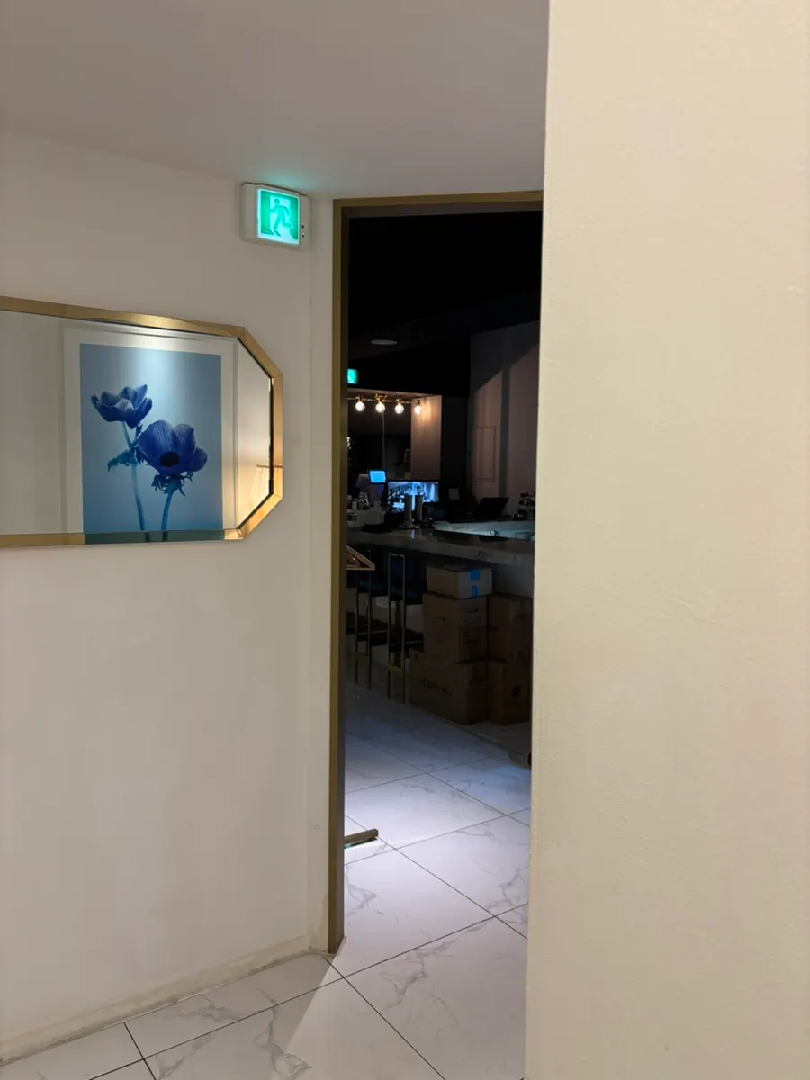 Intimate dining area inside the restaurant