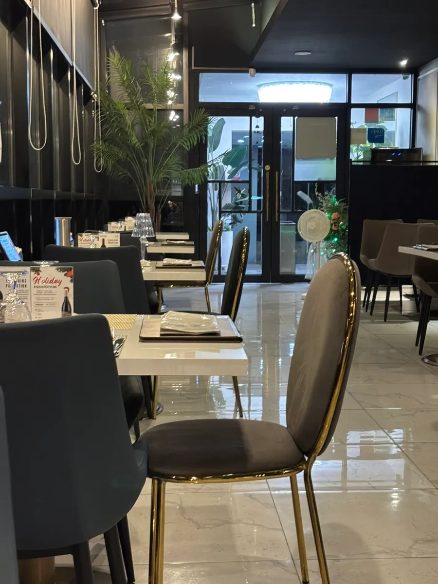 Cozy table seating at the restaurant