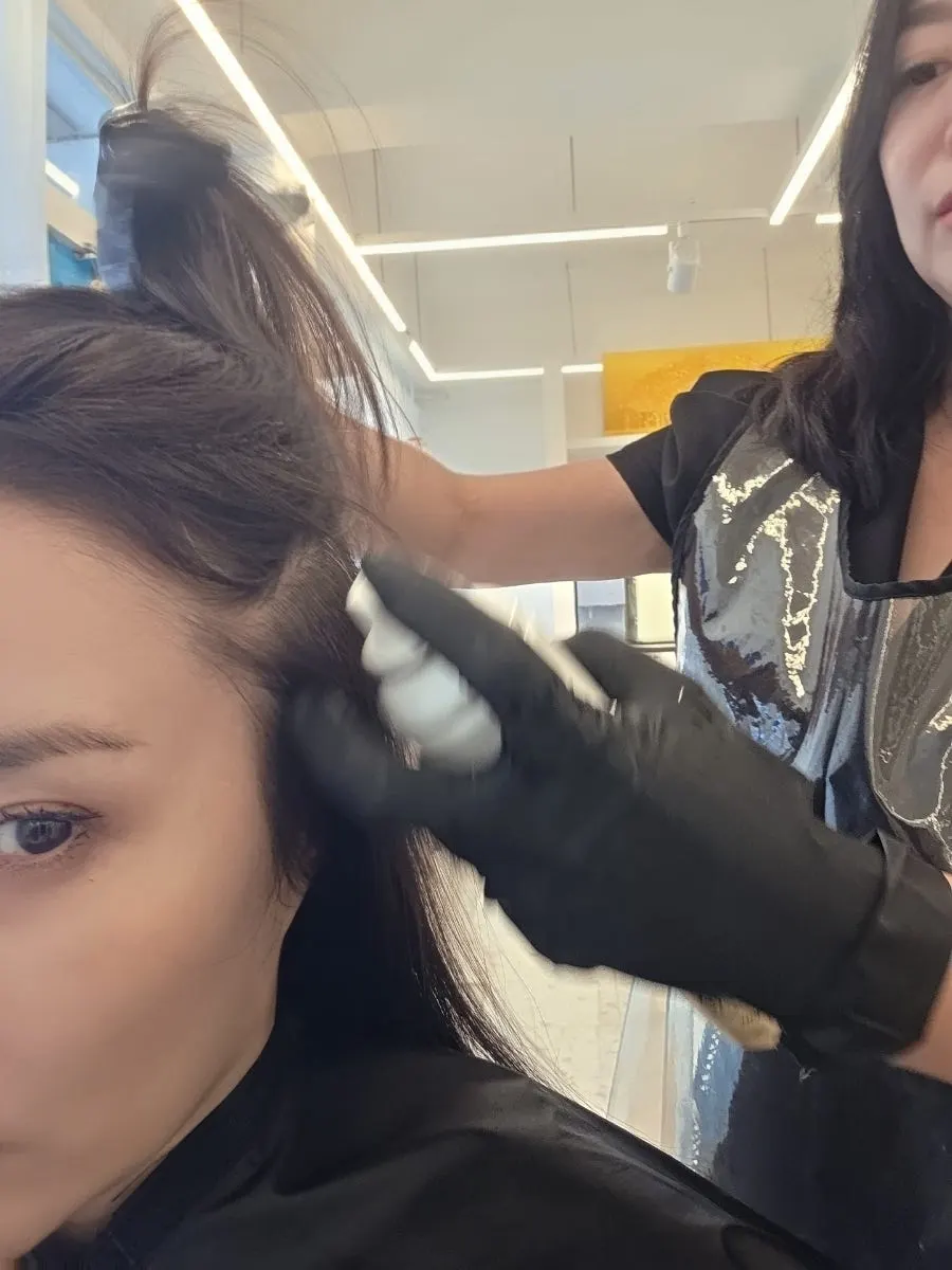 염색 전 모발 관리 상태 관련 이미지