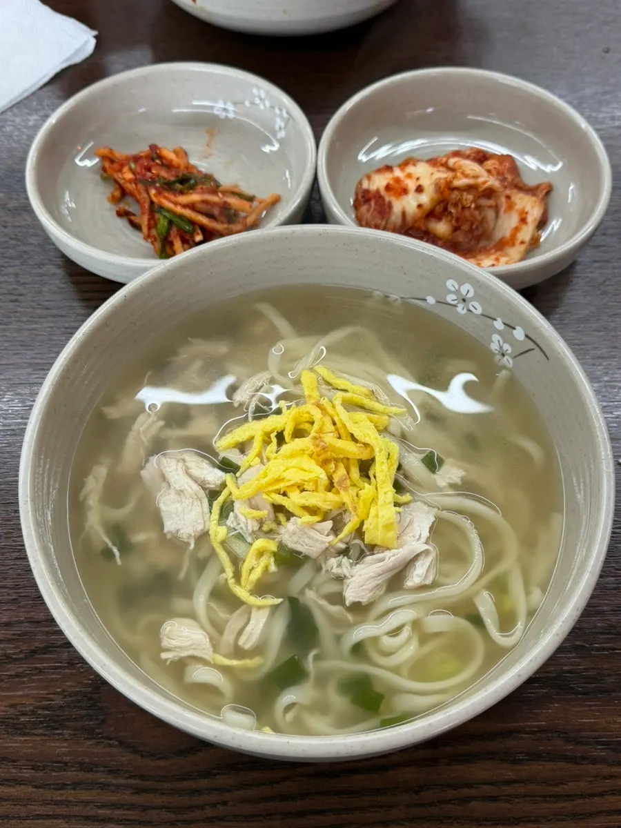 Kimchi side dish served at Todamok