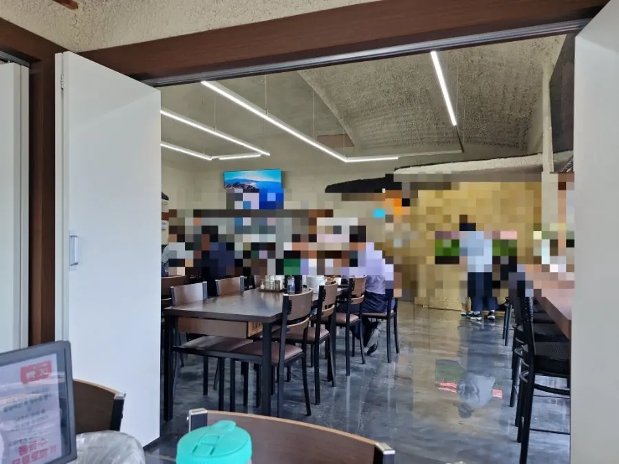 Interior view near the entrance of Todamok
