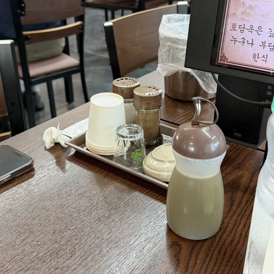 Seating and table setup at Todamok
