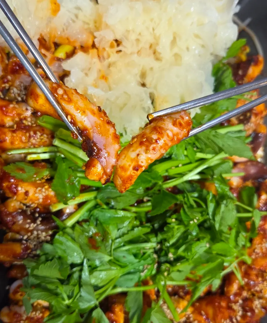 Leftover sauce instead of fried rice