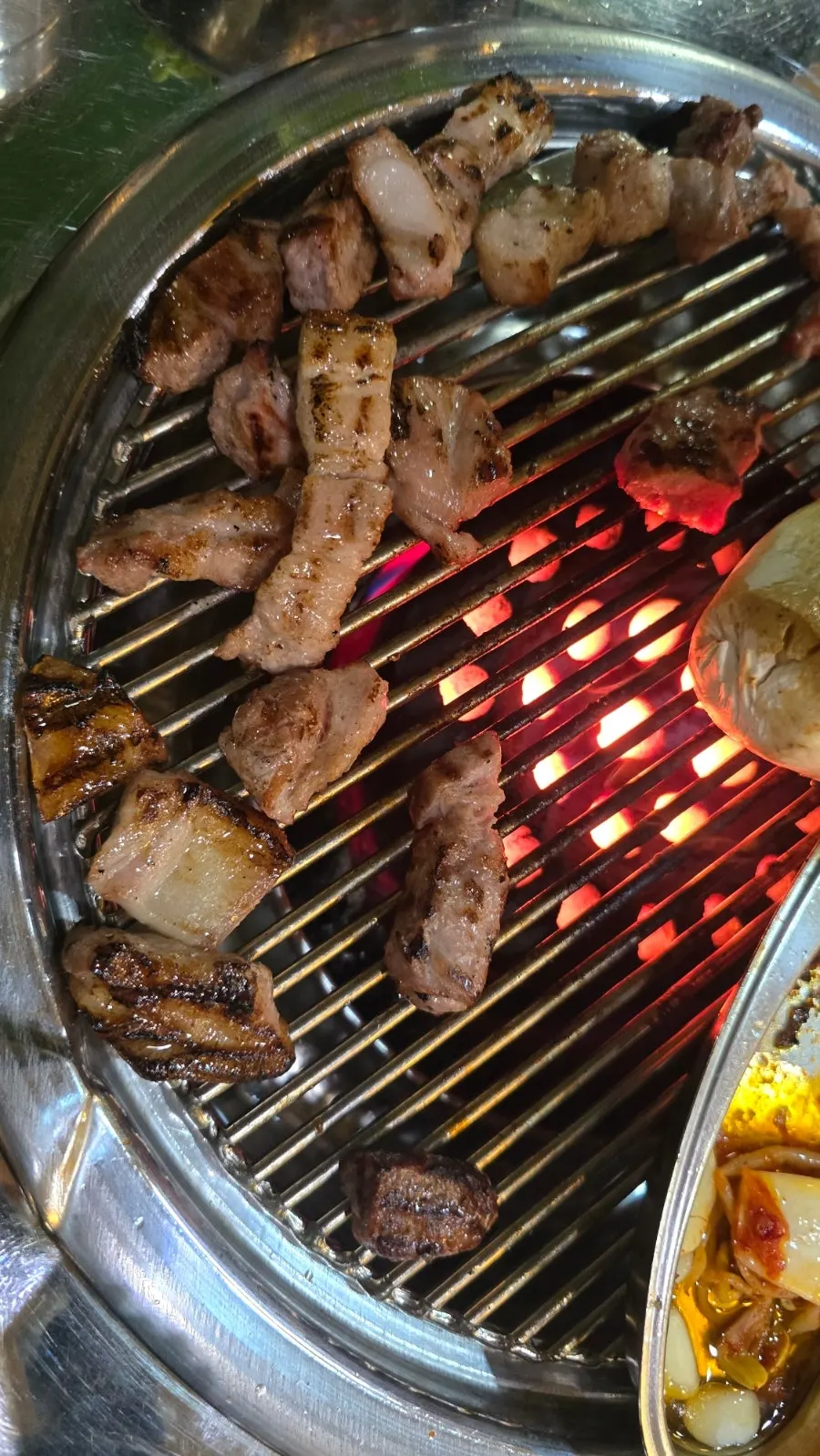 안산 와동 연탄구이 해물칼국수 마무리, 을지로연탄구이