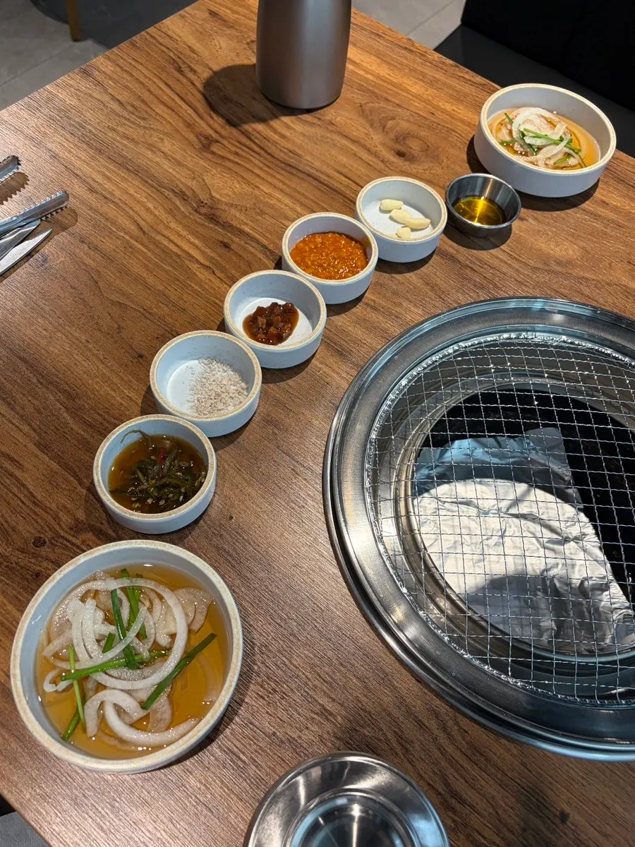 Beef with accompanying side dishes