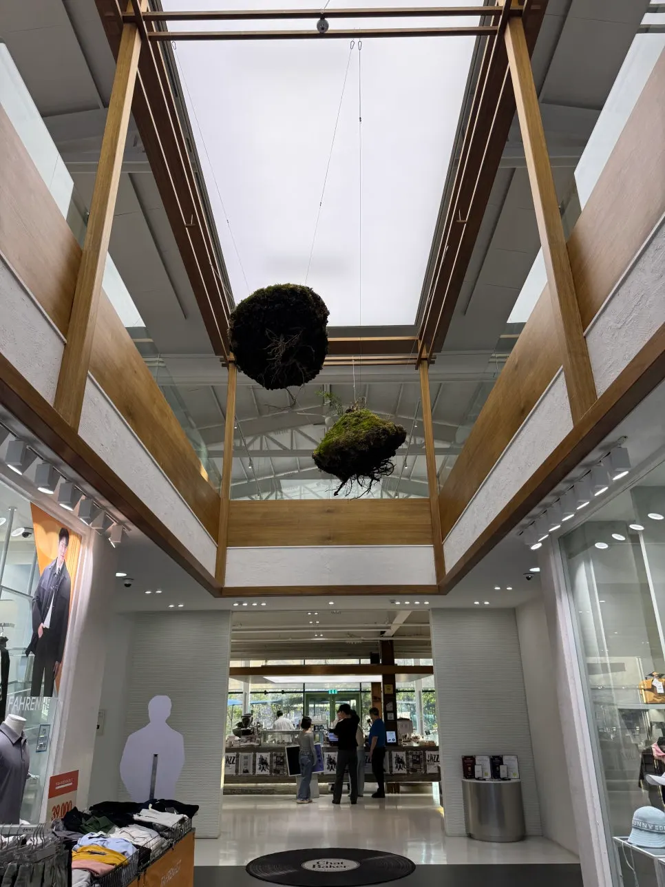 Neat and stylish café entrance