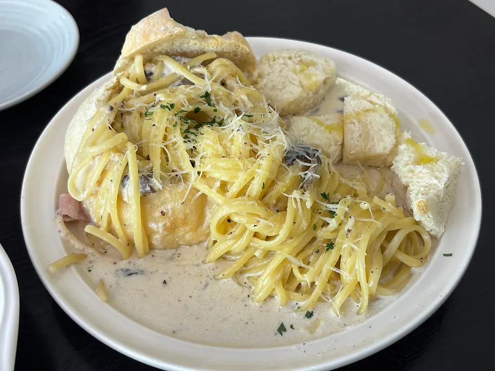Panne pasta at Chat Baker
