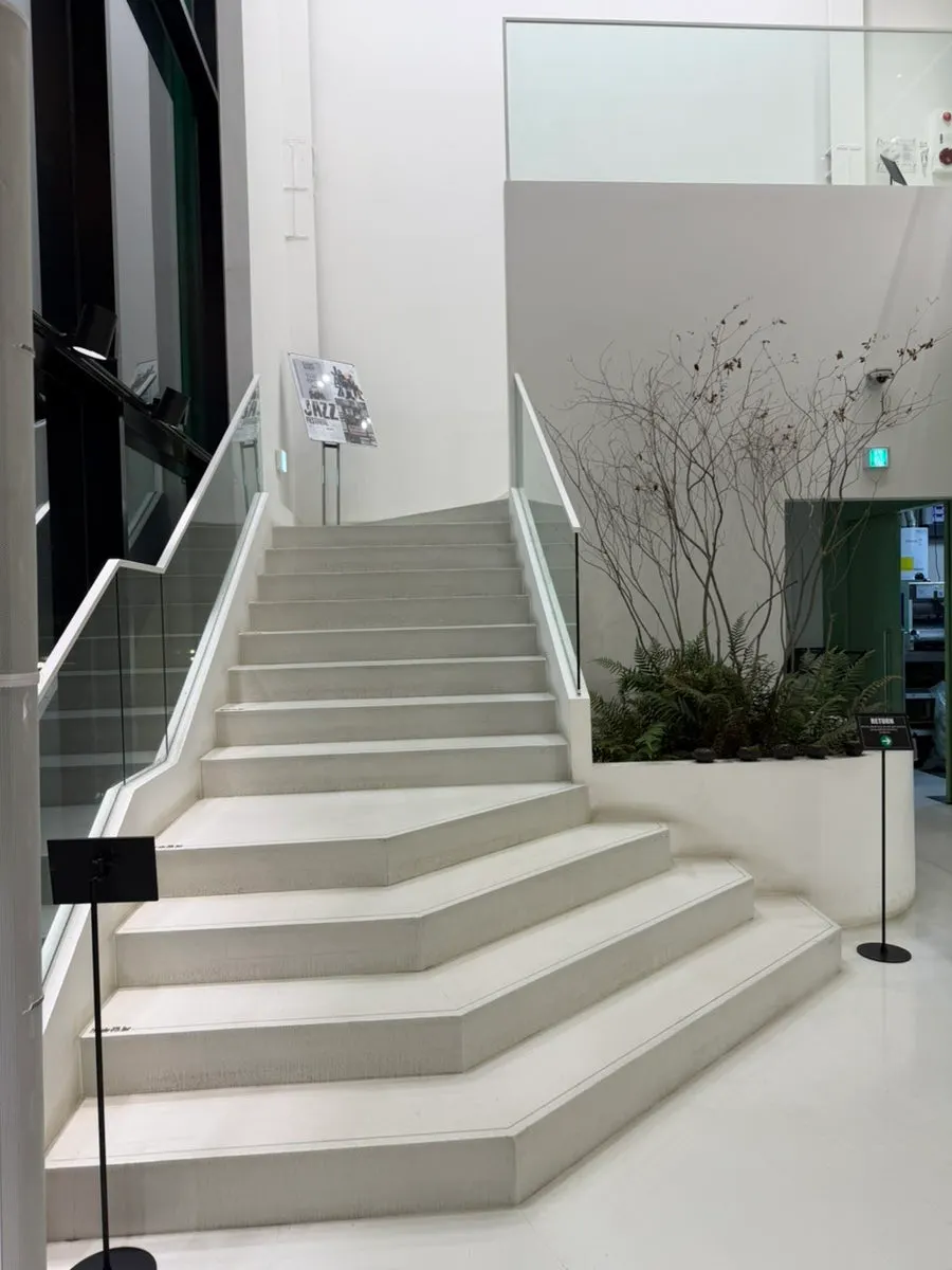 View of 2nd-floor seating at Chat Baker