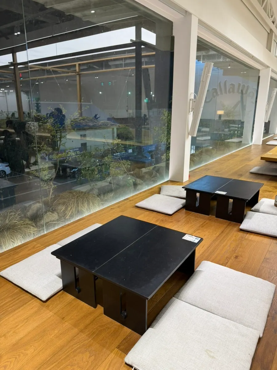 Floor seating on the 2nd floor of Chat Baker