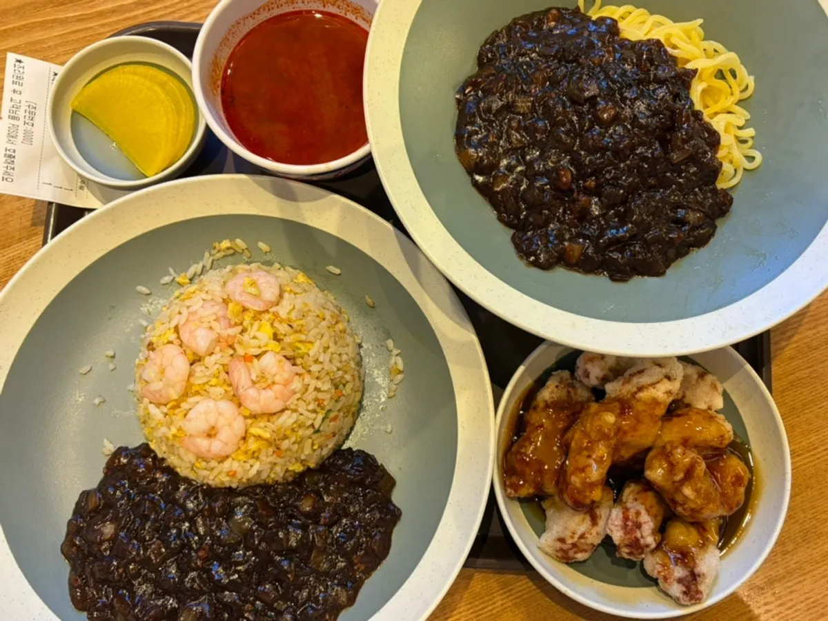 Chinese food set spread at Chibao in Starfield Anseong
