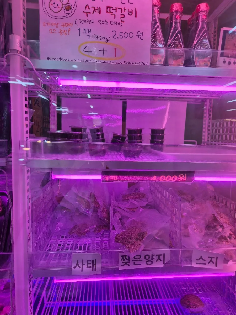 Raw meat packs portioned by weight