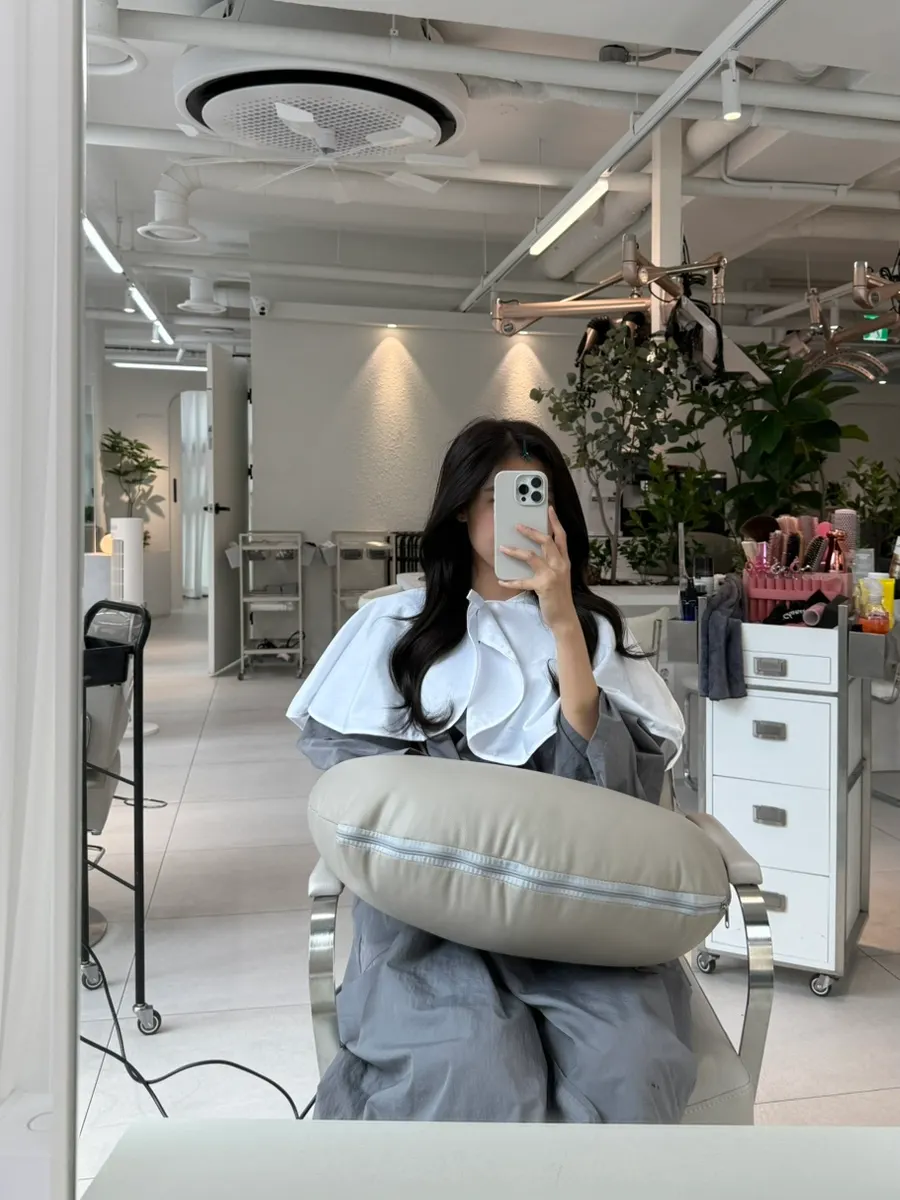 매트 브라운 톤다운 염색 완성 컬러