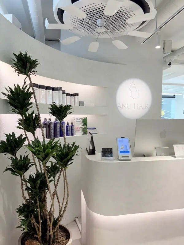 Modern salon interior space