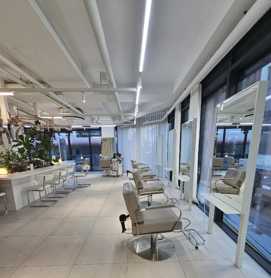 Neatly organized interior of Anew Hair Cheongdam Main Branch
