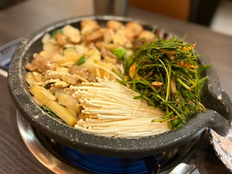 Included sundubu jjigae