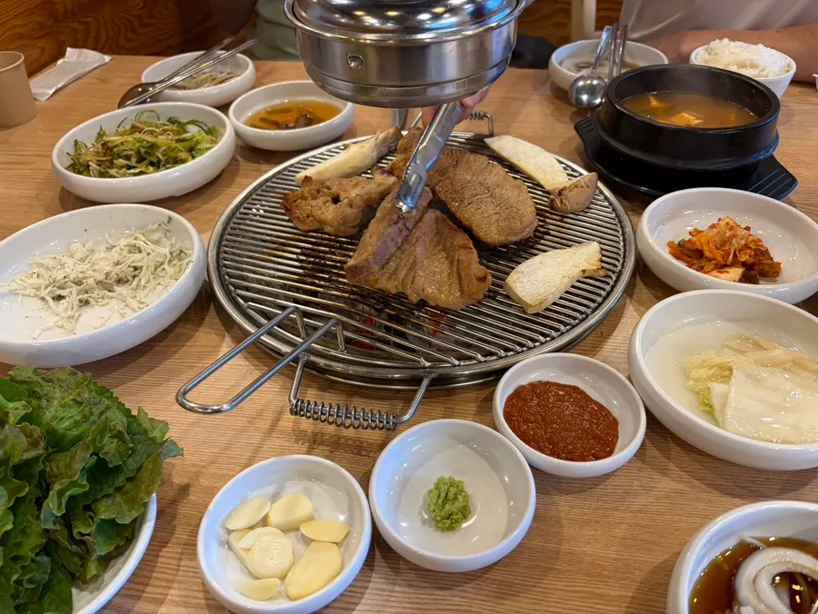 Thick-cut marinated Korean pork ribs