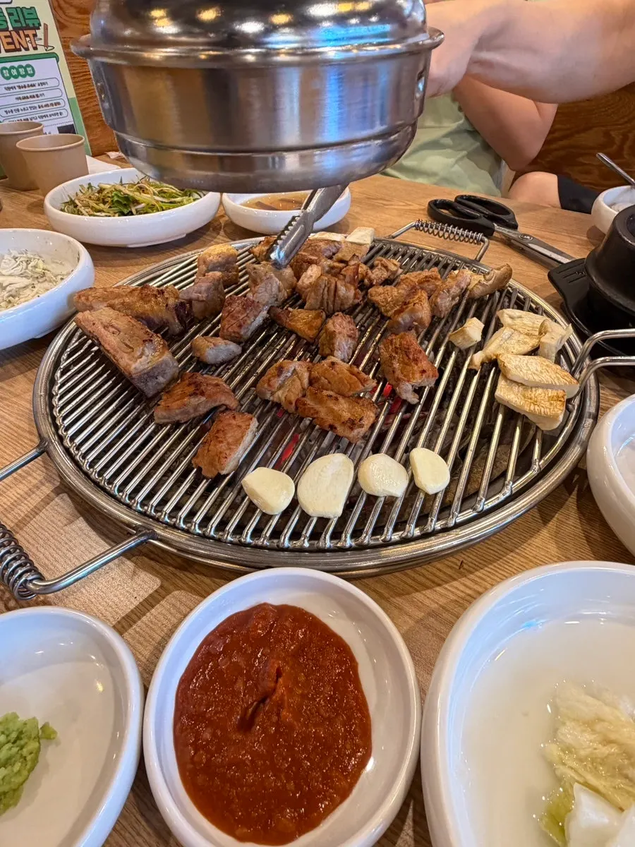 250g serving of marinated Korean pork ribs