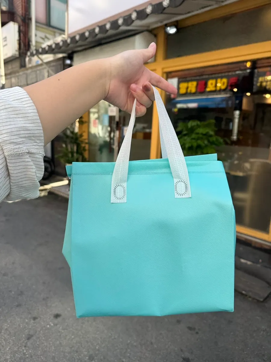 고기 후 마무리로 주문한 냉면