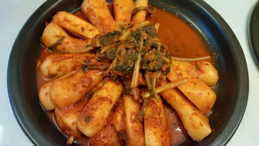 한식 반찬 셀프바 모습
