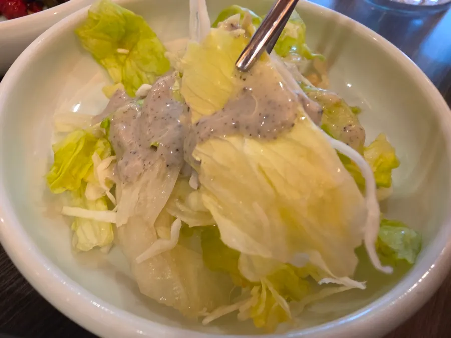 곱창과 함께 나온 밑반찬