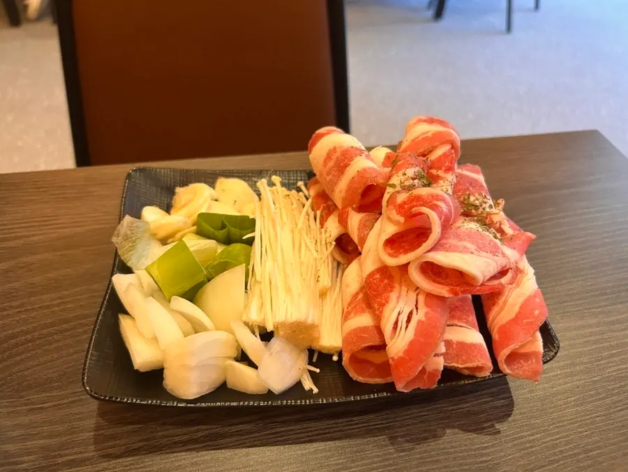 5-7시 방문 서비스로 받은 우삼겹