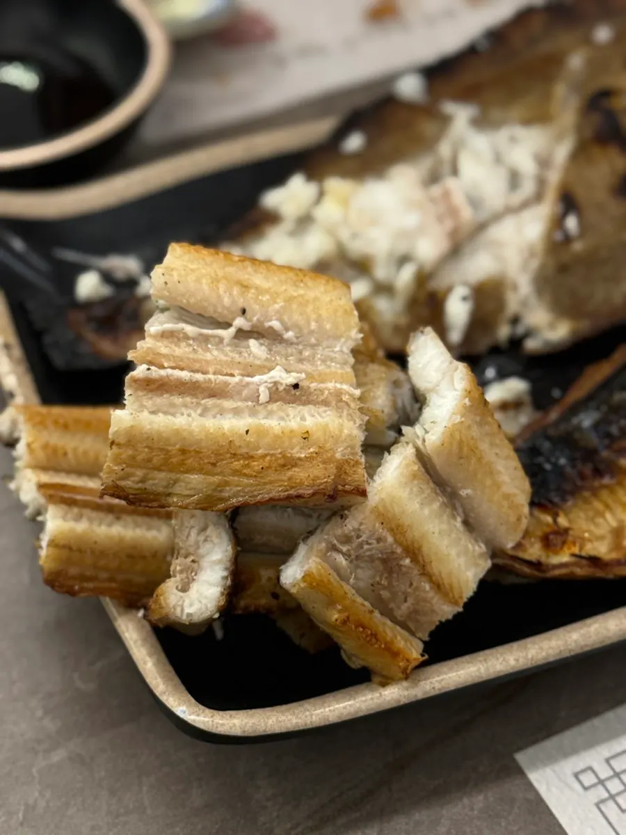 Golden-brown oven-grilled fish