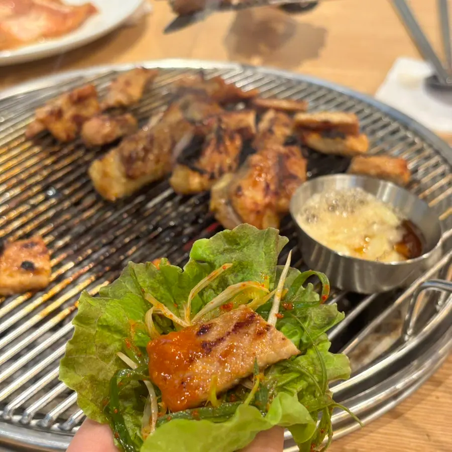 양념갈비와 함께 나온 계란찜