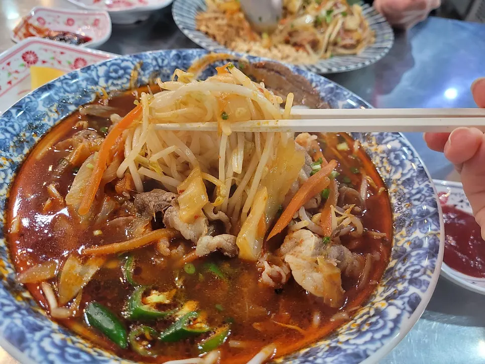 식사를 마친 포위치 상차림