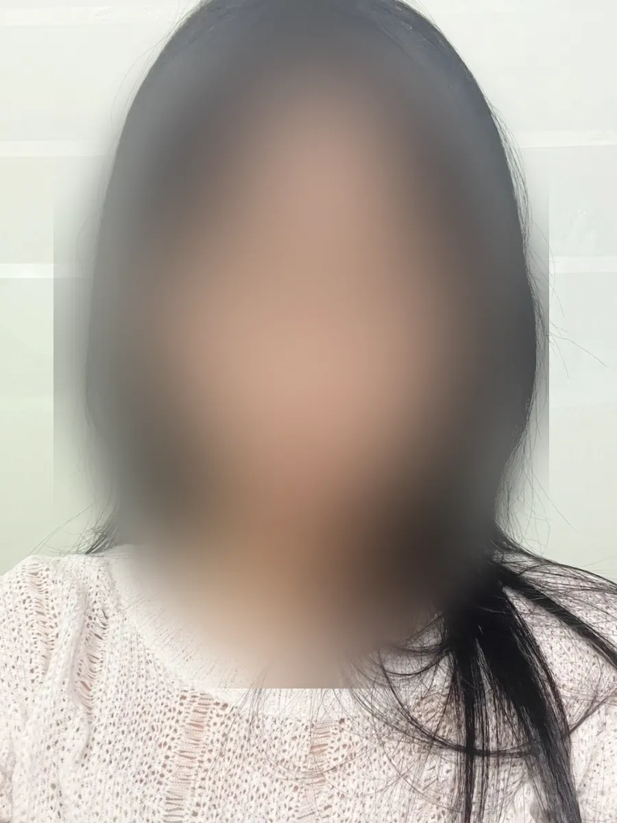 Skin care consultation chart being filled out