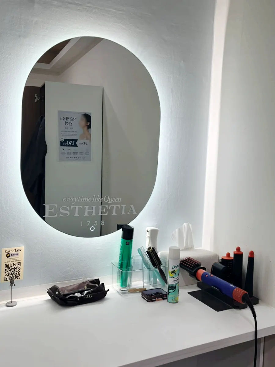 Powder room used after the treatment