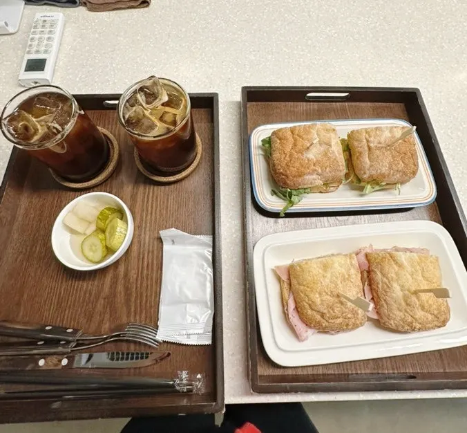 Table set for weekend brunch