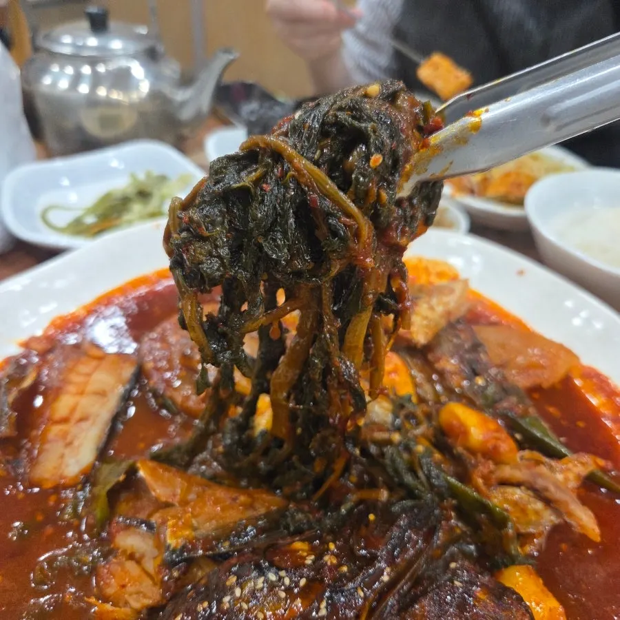 A well-cooked piece of radish