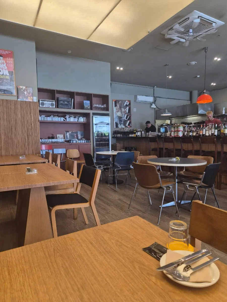 Apgujeong brunch café in the daytime