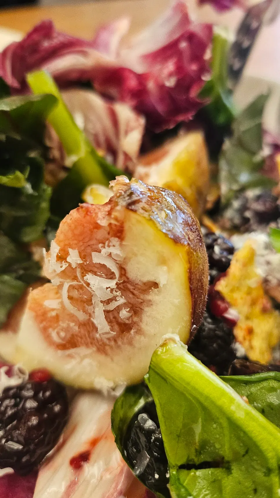 Scooping up the seasonal salad