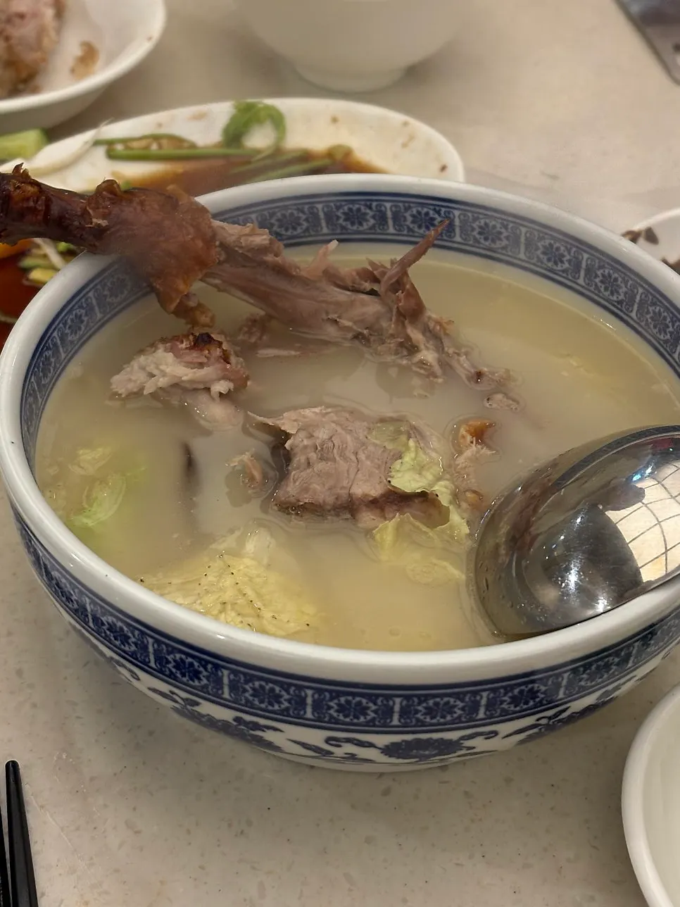 북경오리와 함께 주문한 오리탕