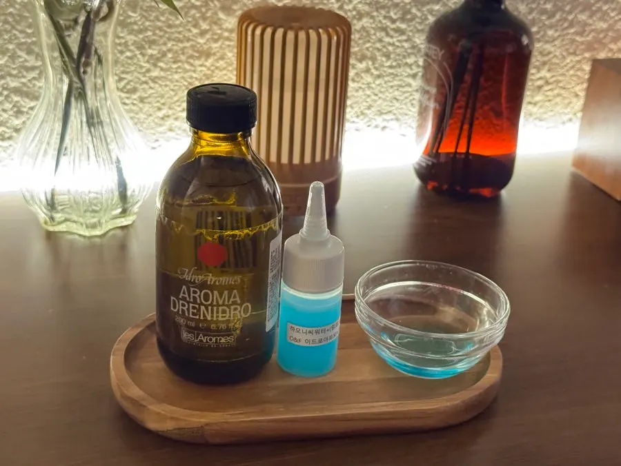 Oil used before the treatment
