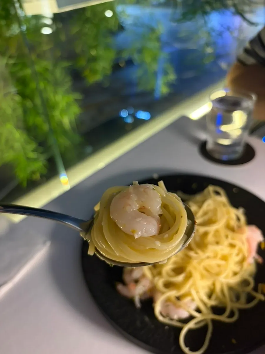 버터 베이스 단새우 파스타