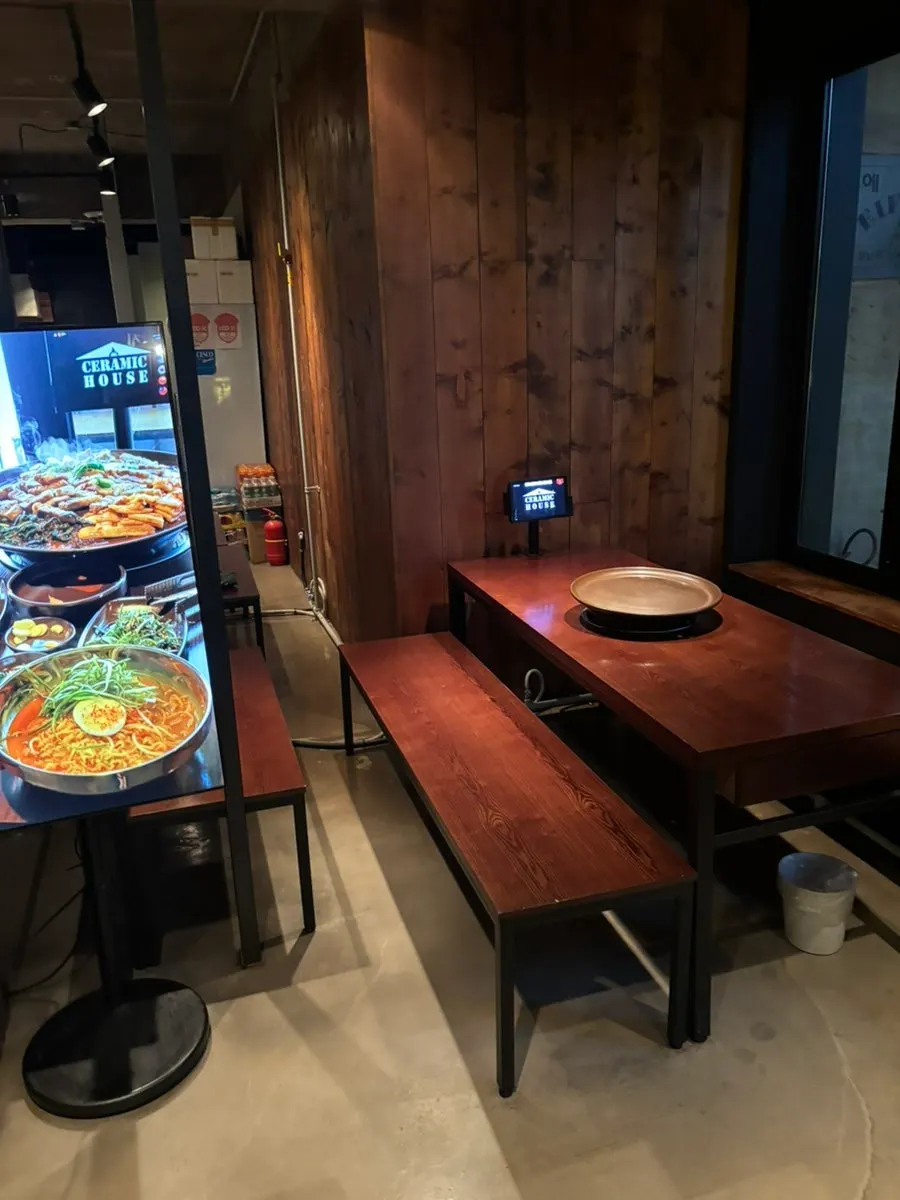 Restaurant with generously spaced tables