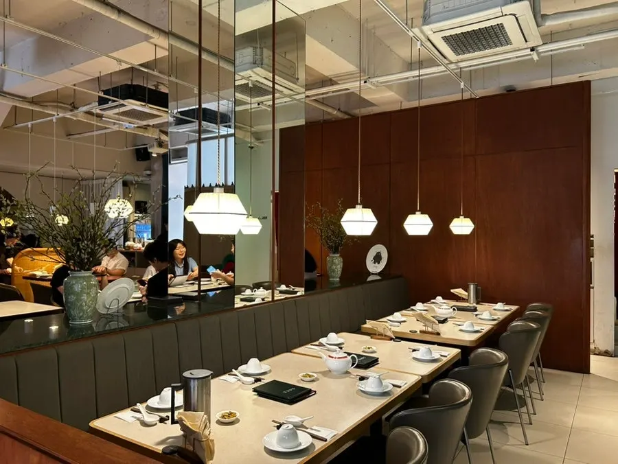 Interior details at Bobo Sikdang in Apgujeong