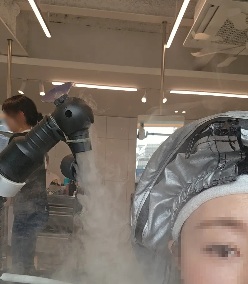 이너클리닉 열스팀 진행 과정