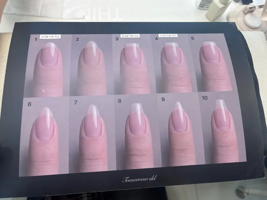 Choosing a nail shape after cuticle removal