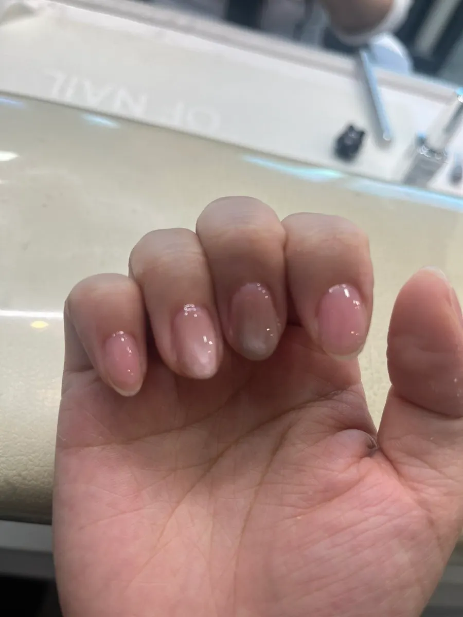 After applying nail nourishment treatment