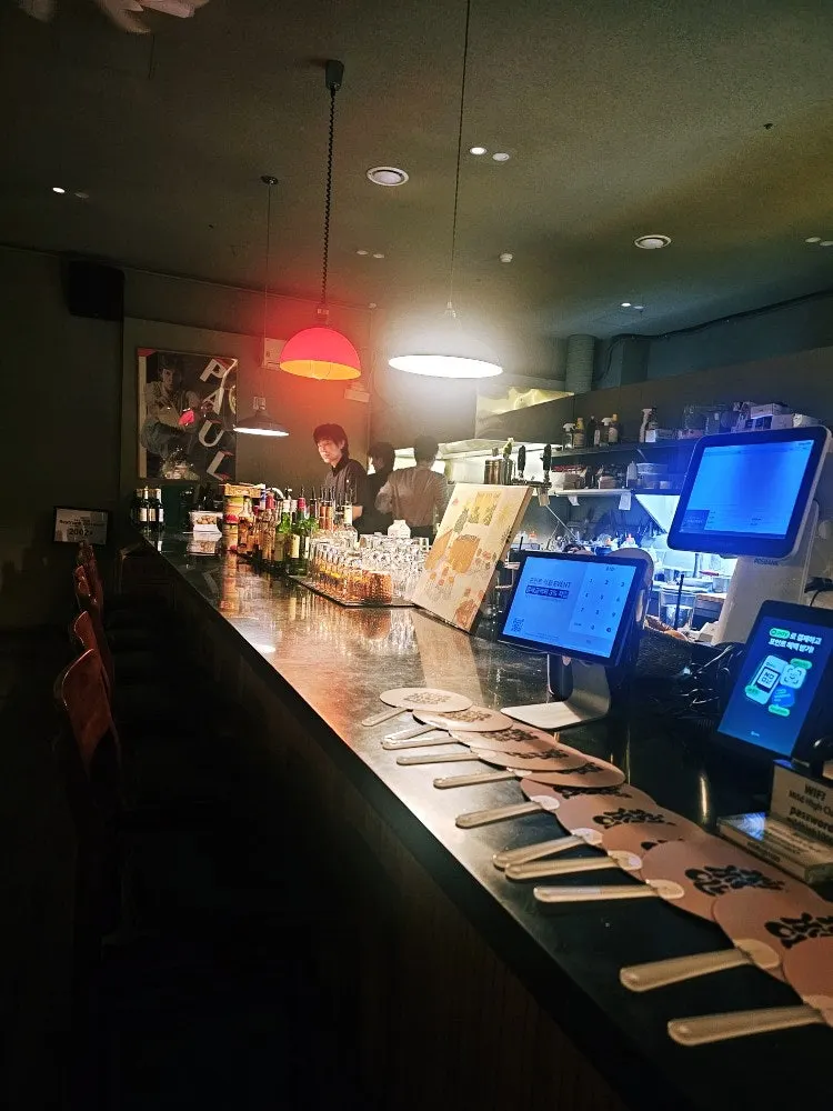 Bar-table seating at Mild High Club